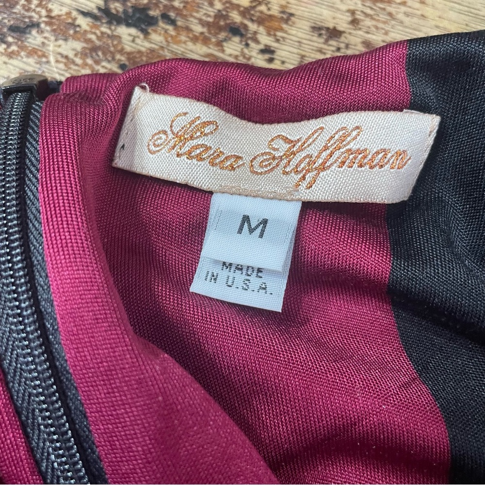 MARA HOFFMAN Silk Jersey Art Deco Tree Dress Size Medium $398‎ - Picture 4 of 5